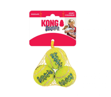 KONG Air Puppy Squeaker Tennis Ball Small 3pk