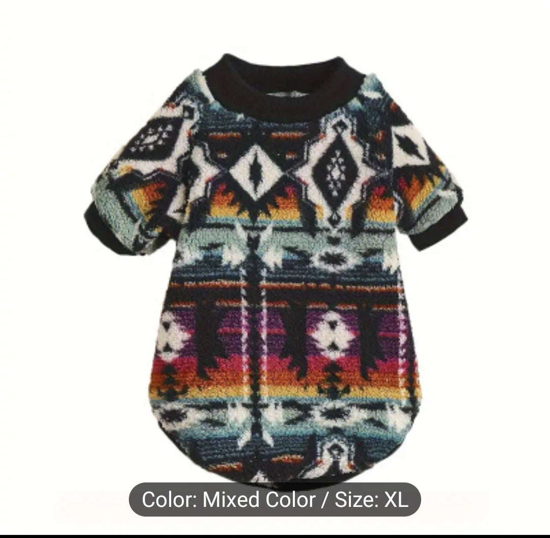 Fleece Vest - Retro Multi