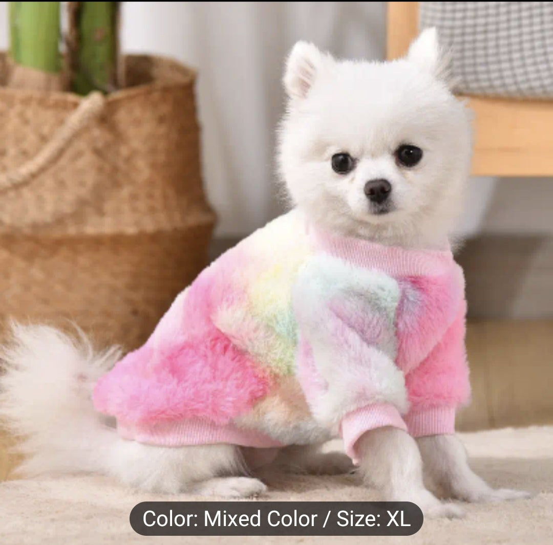 Fleece Vest - Tie Dyed Multi