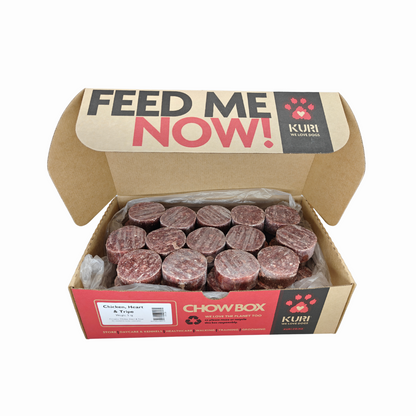 Chicken, Heart and Tripe Raw Dog Food