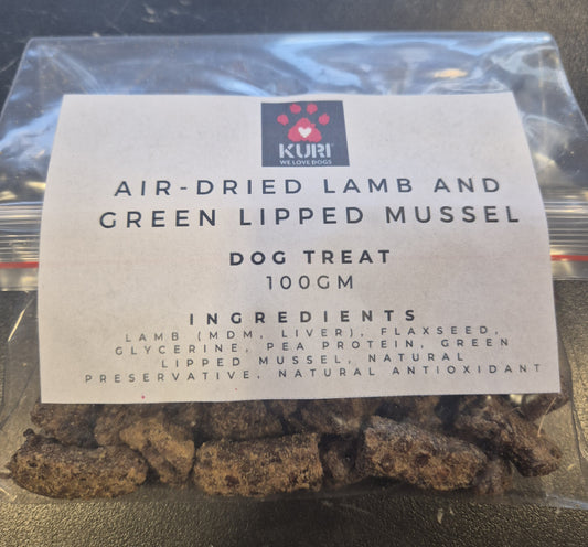 Air-Dried Lamb & Green lipped Mussel 100g Training Treat