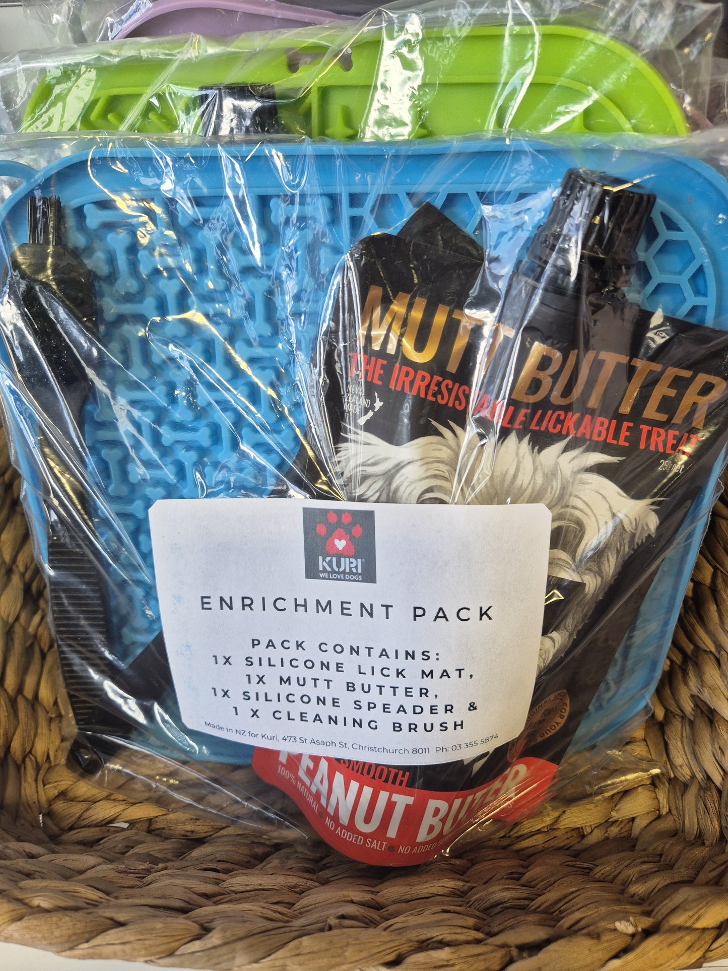 Enrichment Pack - Lick Mat & Mutt Butter