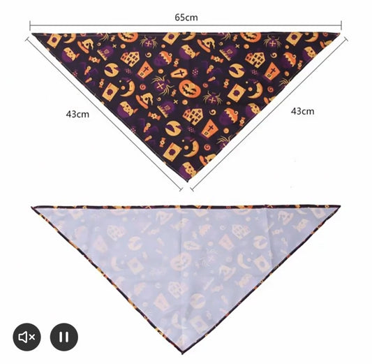 Halloween Bandana - Assorted Colours