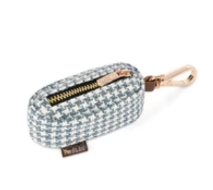 Poop Bag Dispenser - Houndstooth Blue