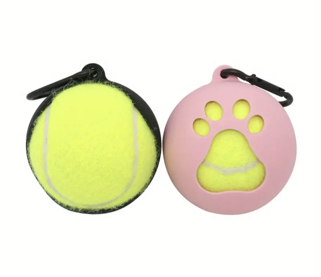 Silicone Tennis ball Holder & Pawise Ball Combo